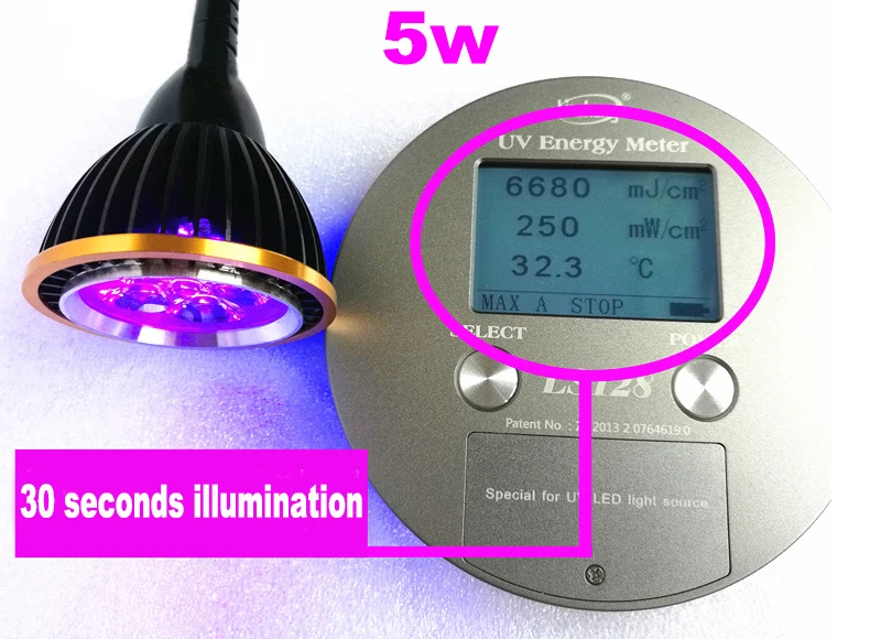 Flexibilné Potrubie 5W UV LED Black Light Ultra Violet 395nm Pozornosti Svorka Klip Lampa Zap/Vyp Prepínač Plug Vytvrdzovania Gélové Nechty Umenie Vlasov