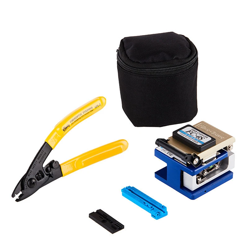 FTTH (Fiber Optic Spájať Tool Kit Vlákniny Fréza Optického Vlákna Sekáčik Fréza Tool Kit FC-6S Vysokou Presnosťou +taška +CFS-2