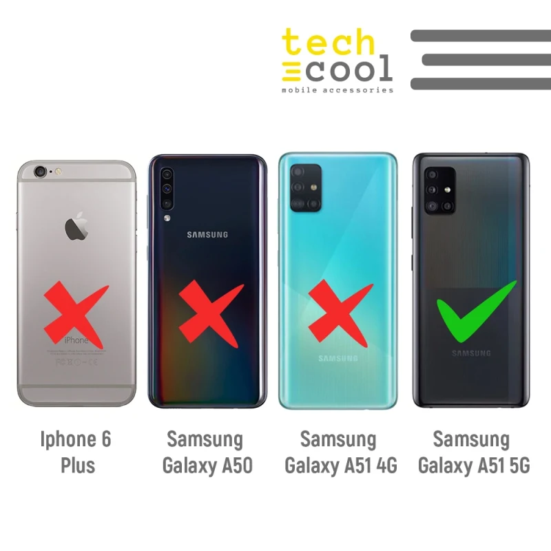 FunnyTech®Silikónové puzdro pre Samsung Galaxy A51 5G l kvety farby pozadia