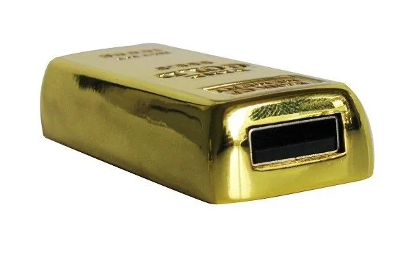 Gold Bar 2.0 Usb Creativo 8 GB 16 GB 32 GB Usb Flash Disk Kovové Tlačidlo Pen Drive 64 GB kl ' úč Flash Memory Stick Man Darček Darčeky