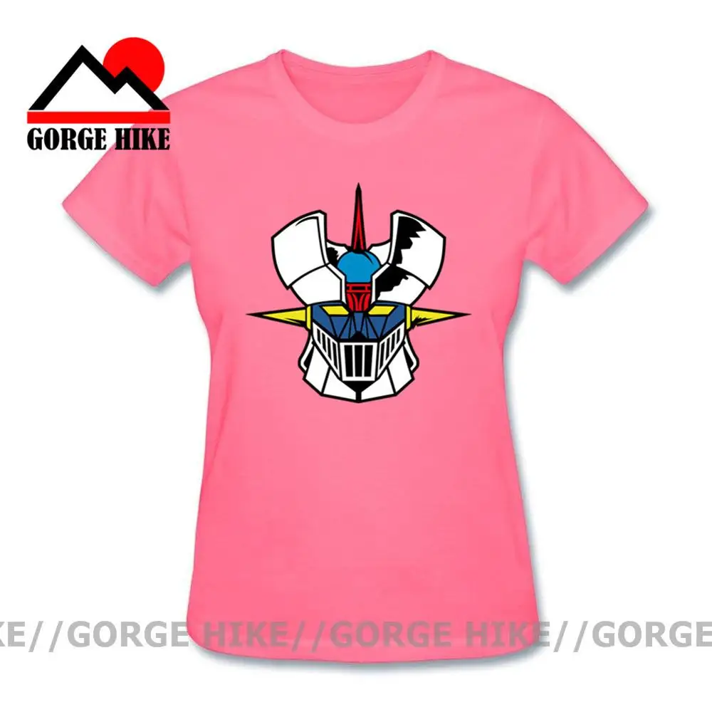 GorgeHike Najnovších Anime Mazinger Z T shirt ženy Staré klasické manga robot filmu T-Shirt Manga, Čierne Základné grils Tee tričko camiseta