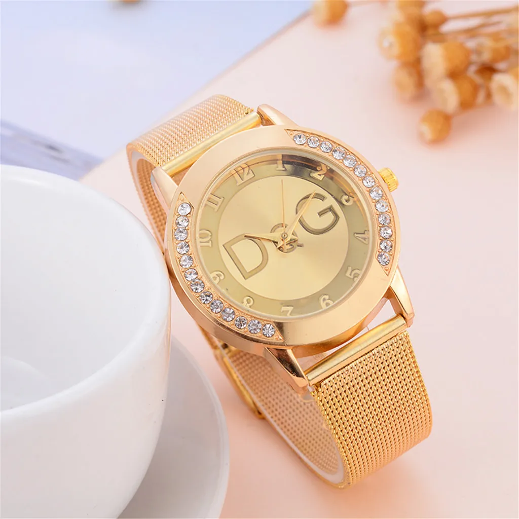 GR značky 2020 Európskej pop štýl dámy diamond luxusné hodinky z nerezovej ocele, quartz dámske hodinky dámske bežné obchodné hodinky