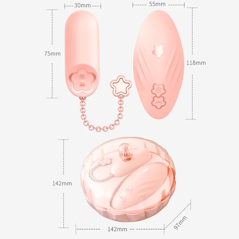 Guľka vibrátor nositeľné bezdrôtové diaľkové ovládanie G-bod stimulátor klitorisu mäkké silikónové Bradavky bulík Dospelých, Sexuálne Hračky Pre Ženy