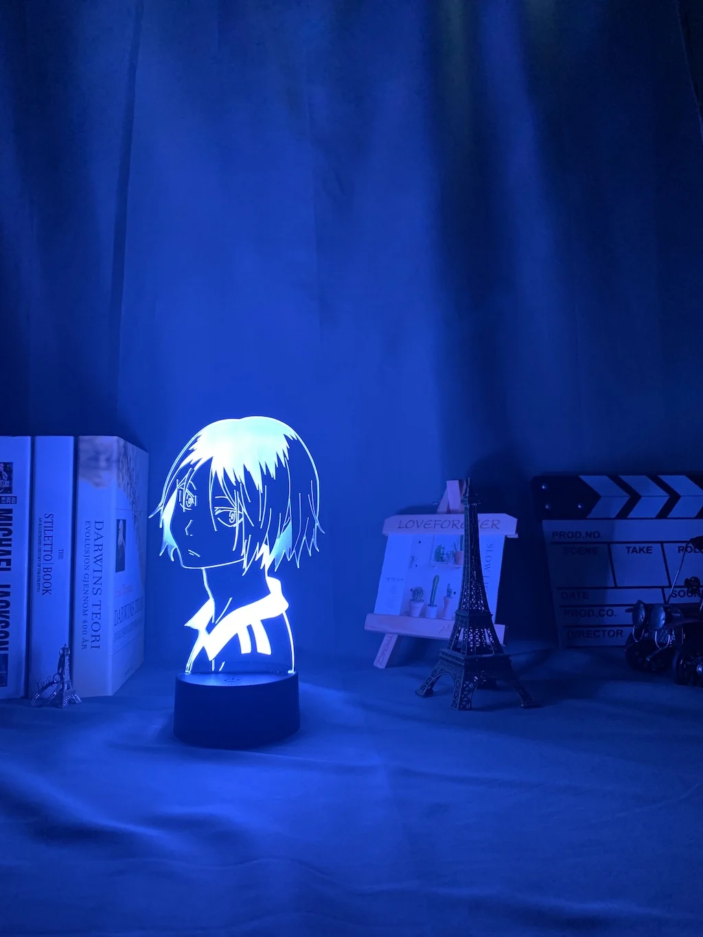 Haikyu!! Led Nočné Svetlo Anime Kozume Kenma Lampy, Spálňa Decor Nočného Deti Deťom Darček k Narodeninám Haikyuu Kenma Svetlo