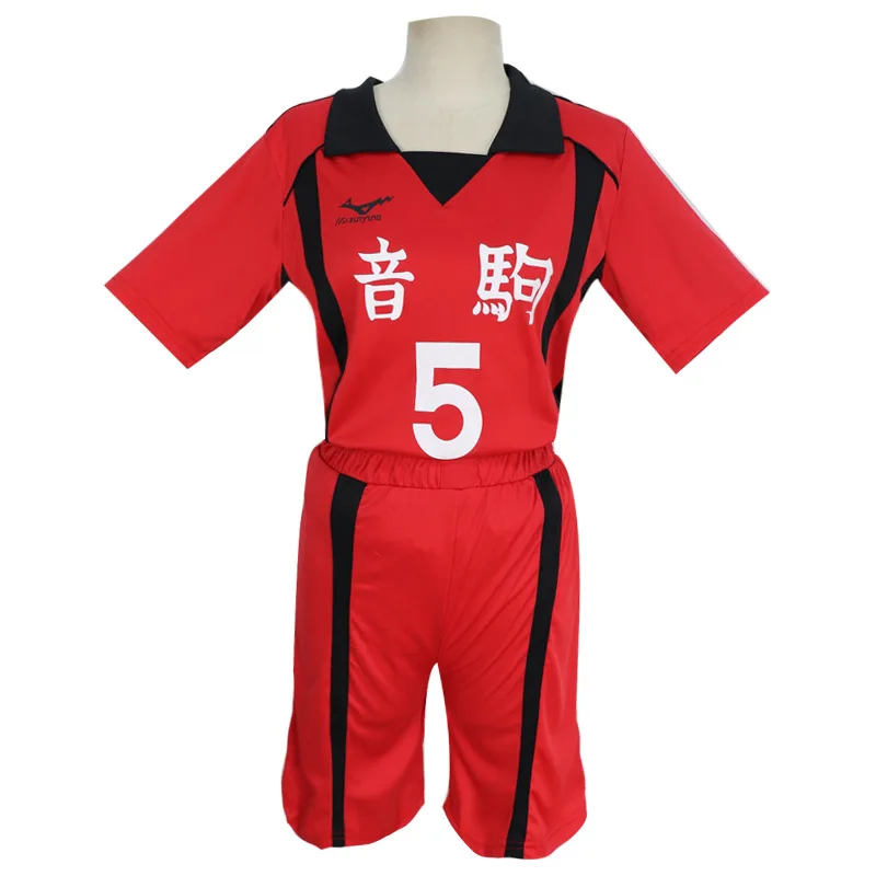 Haikyuu Kozume Kenma Cosplay Kostým Športové Jednotné Letné Voľné-Krátke rukávy Šortky Športové oblečenie