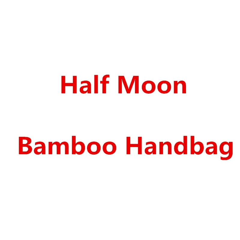 Half Moon Bambusu Kabelky pre dropshipping (ZBL)