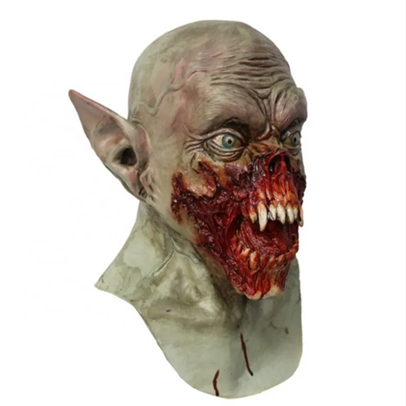 Halloween Kostým Party Kurten Demon Strašidelné Zombie Upír Maska
