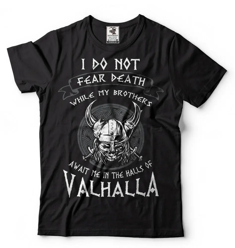 Haly Valhalla Viking T-Shirt Vikingovia Tričko Odin Ragnar Thor T-Shirt