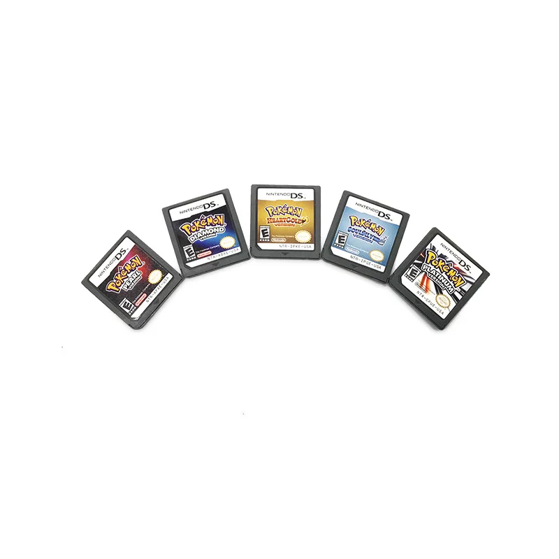 Hasbr Séria Pokemon Diamond Srdce Gold Pearl Platinum SoulSilver DS Hry Kazety Konzoly Karty anglického Jazyka pre DS, 3DS 2DS