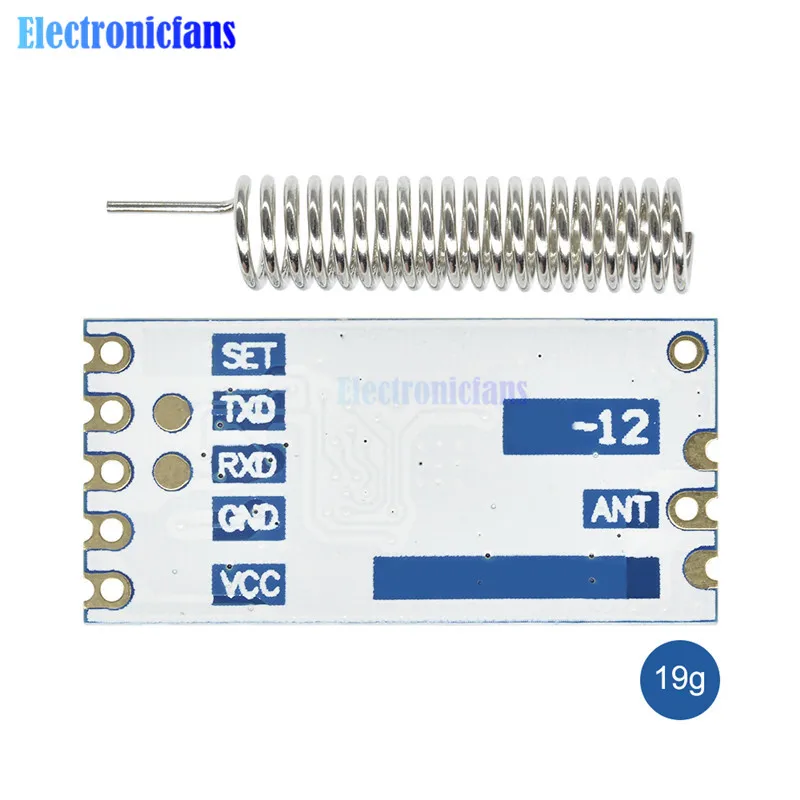HC-12 Bezdrôtový Sériový Port Microcontroller 433Mhz Max 100MW 1000M Vzdialenosť Bezdrôtového Modulu Nahradiť Bluetooth DC3.2-5.5 V