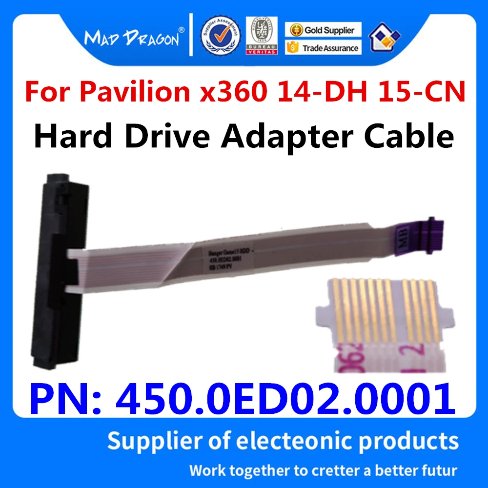 HDD Kábel Pre HP Pavilion x360 14-dh0004la 14-dh0003TU 14-DH 15-CN 15-CN0007T notebook SATA Pevný Disk Adaptér drôt 450.0ED02.0001