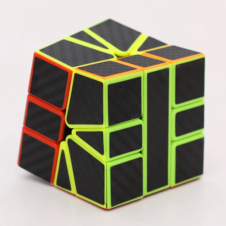 HelloCube Moyu Mofangjiaoshi Meilong SQ-1 Twist Magic Cube SQ1 Uhlíkových Vlákien nálepky Magic cube Námestie 1 Neo Cube Vzdelávacích