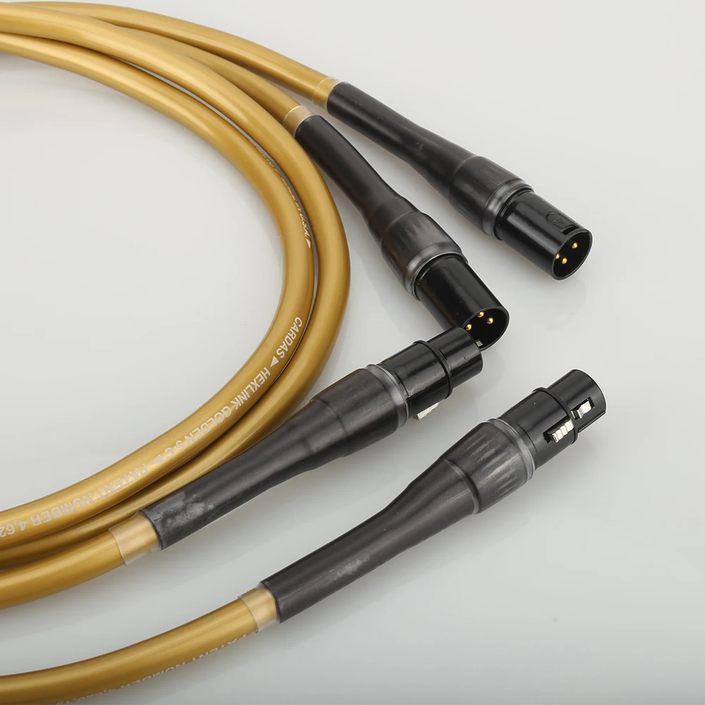 HI-End Hexlink Golden 5-C XLR kábel Prepojiť pár 1M