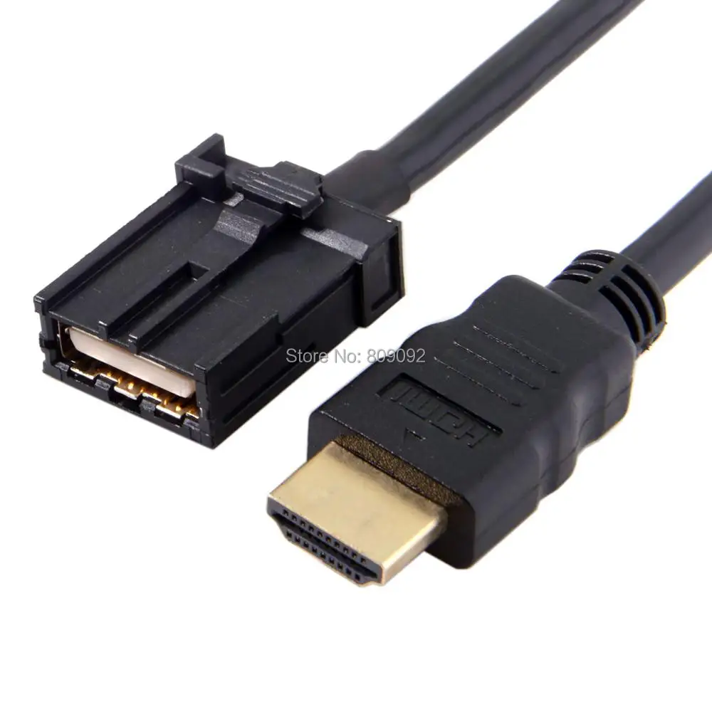 High Speed HDMI 1.4 Typ E Mužského Typu Male Video Audio Kábel 1,5 M Automobilový Spojenie Systémový Konektor pre Hyundai H1 Auto