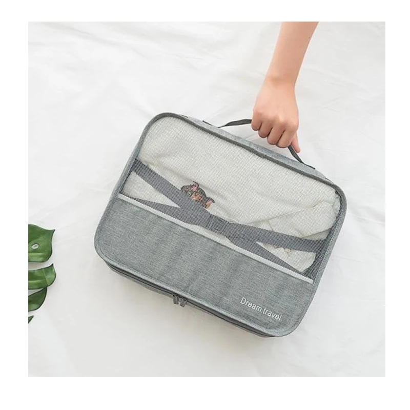 HMUNII módne doplnky na cestovanie balenie skladovanie taška 7 sady skladovanie tašky, spodná bielizeň, obuv cestovné nepremokavé wash bag