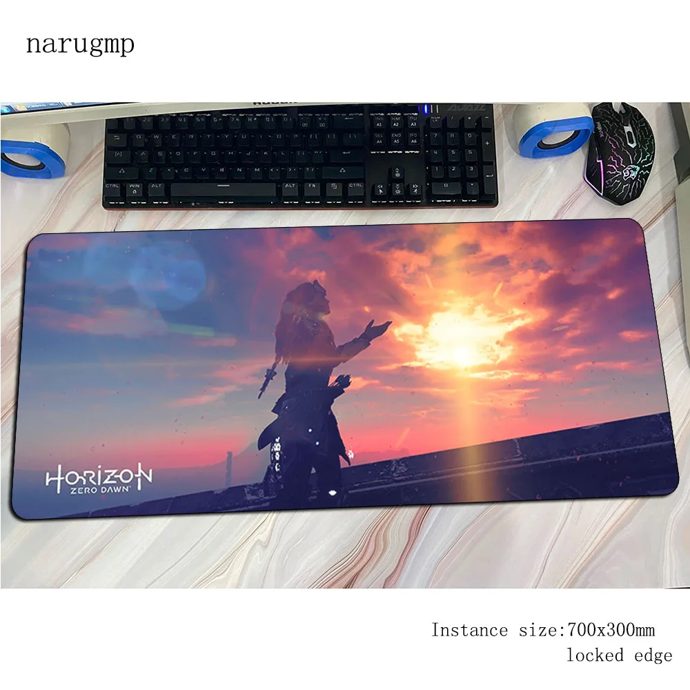 Horizont nula dawn podložka pod myš hráč 800x300x3mm gaming mousepad zápästie zvyšok notbook stôl mat anime padmouse pc gamer rohože gamepad