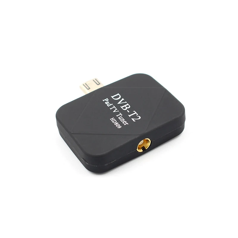 Horúce DVB-T2, DVB-T Mobile TV Tuner Prijímač Digitálneho Stick Micro USB Prijímač, Anténu, Držiak pre Android Telefónu Vysokej Kvality