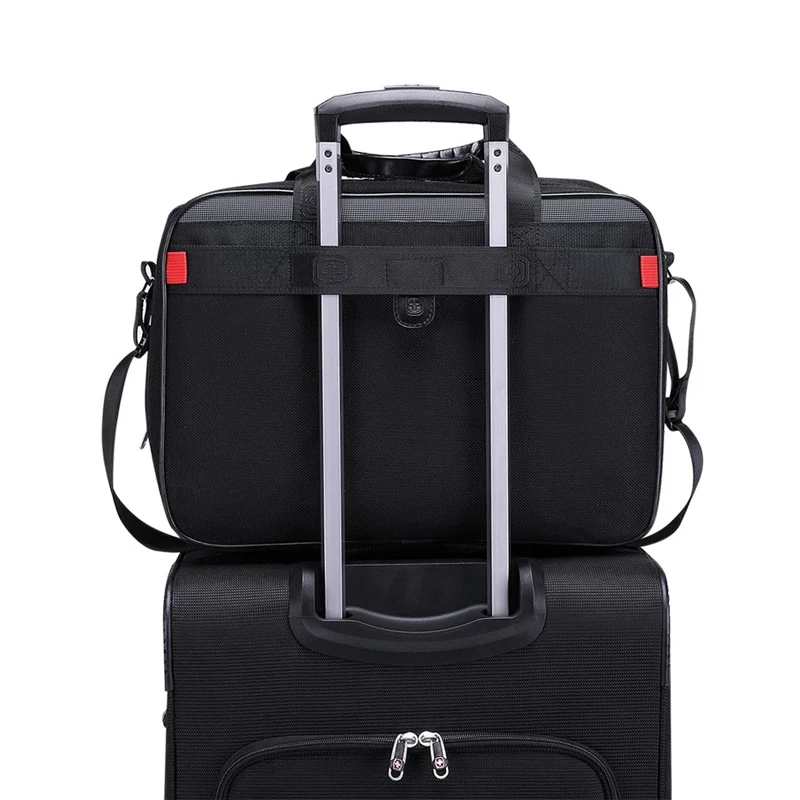 Horúce! Nové Švajčiarskej Značky business koľajových nastaviť batožiny s kabelka, univerzálne kolieska handričkou box muži móda kufor trolley cestovná taška