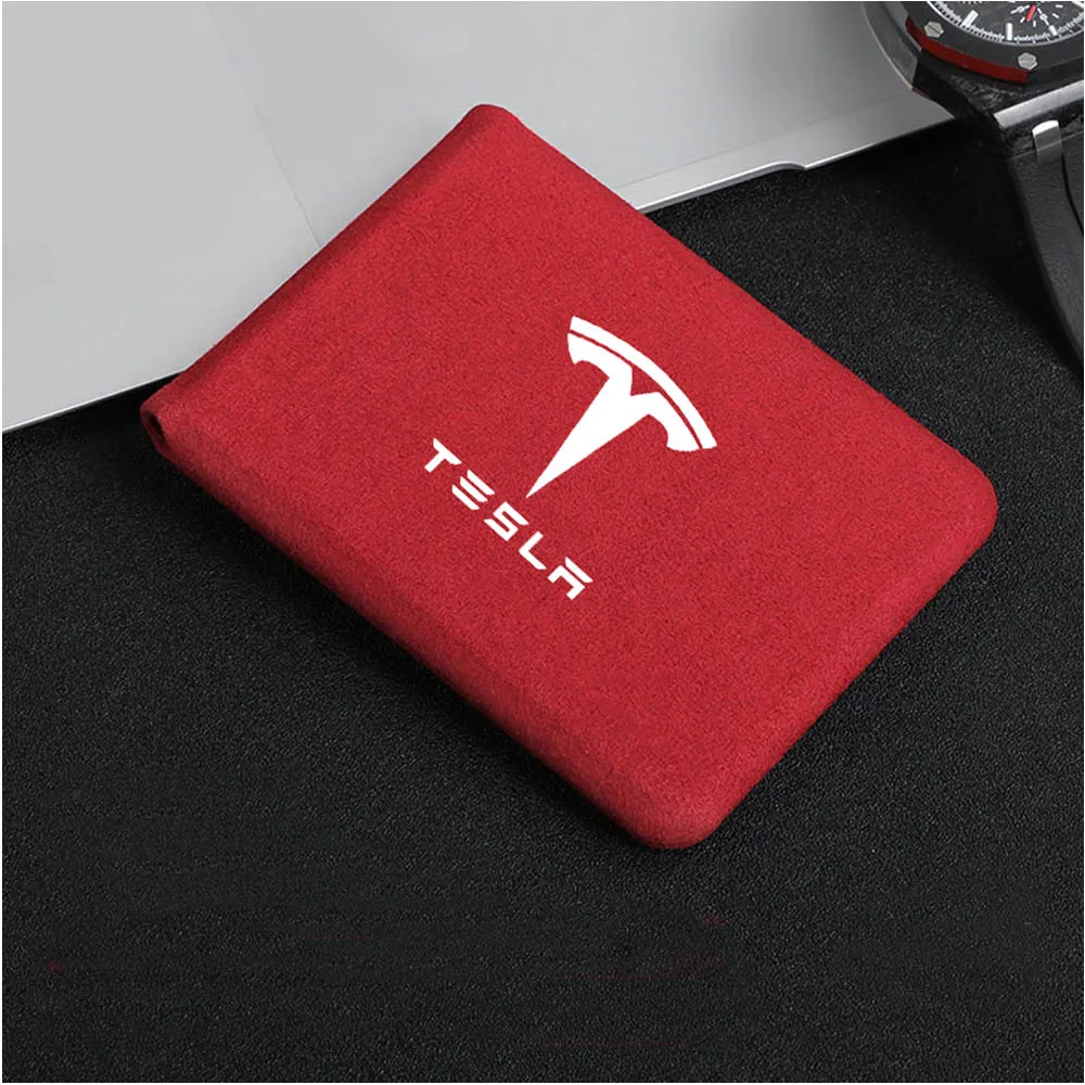 HOT Predaj Auto Styling Auto Taška Karty Package vodičský Preukaz nálepky Originálne Kožené peňaženky Pre Tesla Model s 3 S X 2017 2018 2019