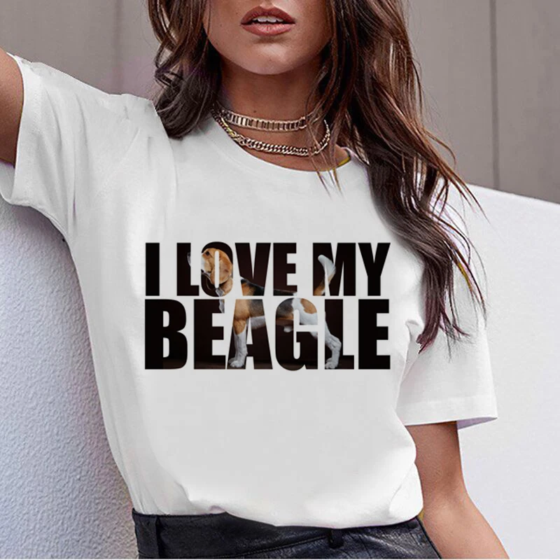 Hot Predaj Bull Teriér Rotvajler Kawaii T Shirt Ženy Beagle Hranice Roztomilý Whippet Funny T-shirt Kólia Krytie Tričko