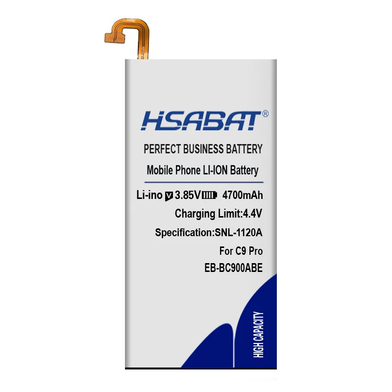 HSABAT 0 Cyklus 4700mAh Batérie pre Samsung Galaxy C9 Pro EB-BC900ABE Galaxy C9 Pro Duos, SM-C9000, SM-C9008, SM-C900F, SM-C900Y