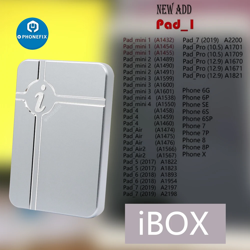 IBox DFU Nástroj Č Demontáž Vyžaduje HDD Čítanie Písanie Zmeniť Sériové Číslo Jeden Tlačidlo Fialová Displej pre IPHONE 6 7 8 plus x