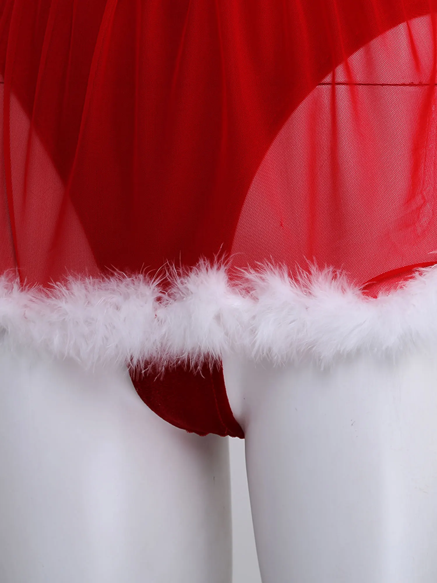 IEFiEL Efektné Dámske Oblečenie, Vianočné Dovolenku Strany Sady pre Clubwear Kostýmy Velvet Kombinézu s Pierko Orezávanie Zástera Klobúk