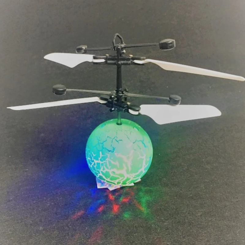 Infračervené, Indukčné Bezpilotné Lietajúce Flash LED Osvetlenie Loptu Vrtuľník Dieťa Dieťa Hračku Gesto-Snímanie Nie je Potrebné Používať Diaľkové Ovládanie U