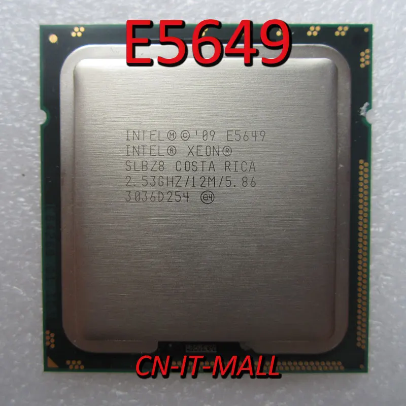 Intel Xeon E5649 CPU 2.53 GHz 12M 6 Core 12 Vlákien LGA1366 Procesor