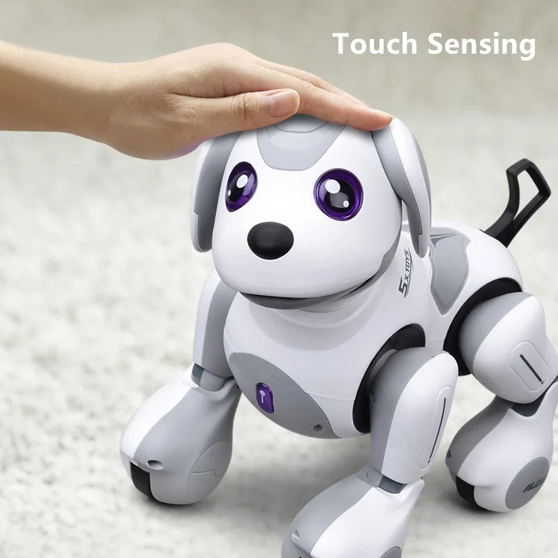 Inteligentný Dotykový Snímač RC Robot Psa Tanec Hlasové Ovládanie Smart Programovanie Detí, Diaľkové Ovládanie Puzzle Raného Vzdelávania Hračka pre Psa