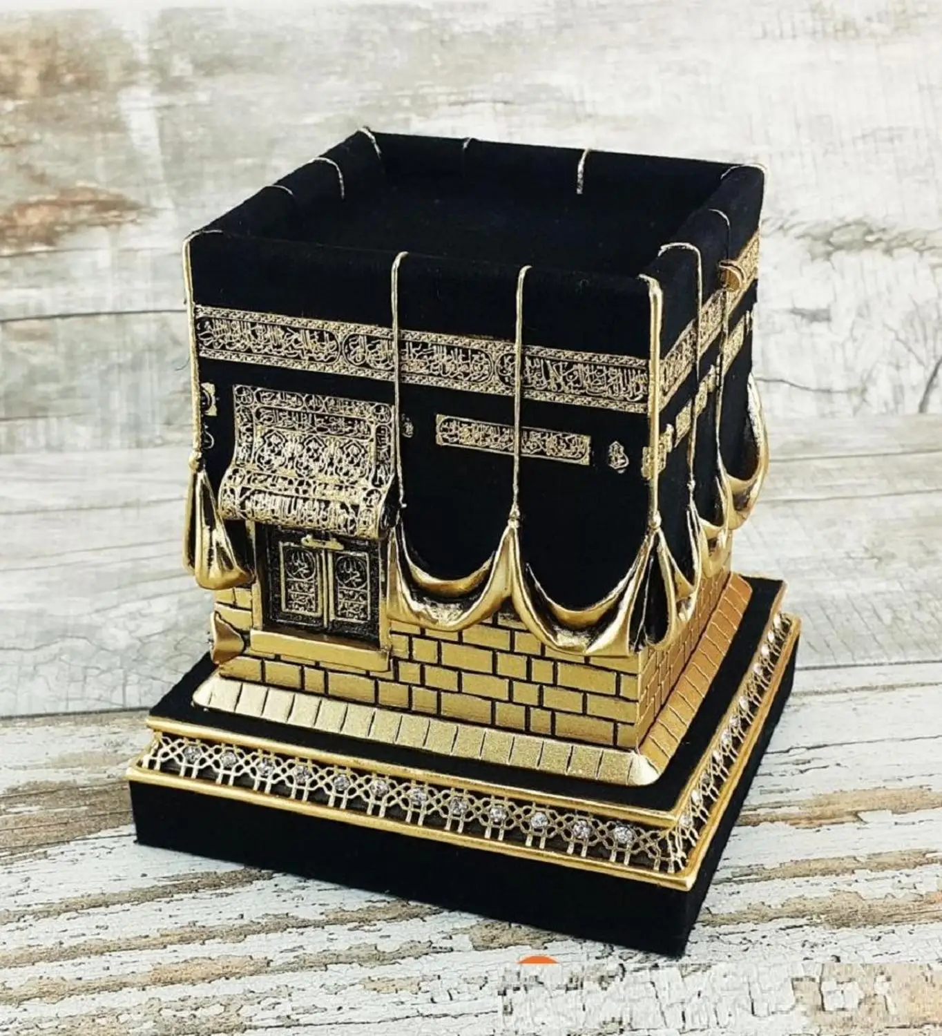 Islamský Home Table Dekor 3D Kaaba Replika Islamıc Darček Púť Hadj Umra Makkah