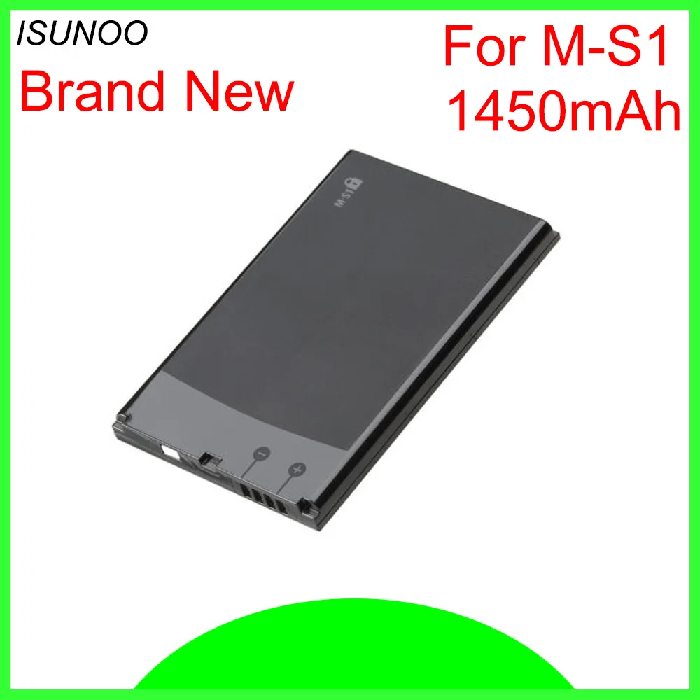 ISUNOO 1450mAh M-S1 MS1 Batérie Pre Blackberry Bold 9000 9030 9700 9780 ONYX 9700 Niagara 9630 BAT-14392-001 Batérie
