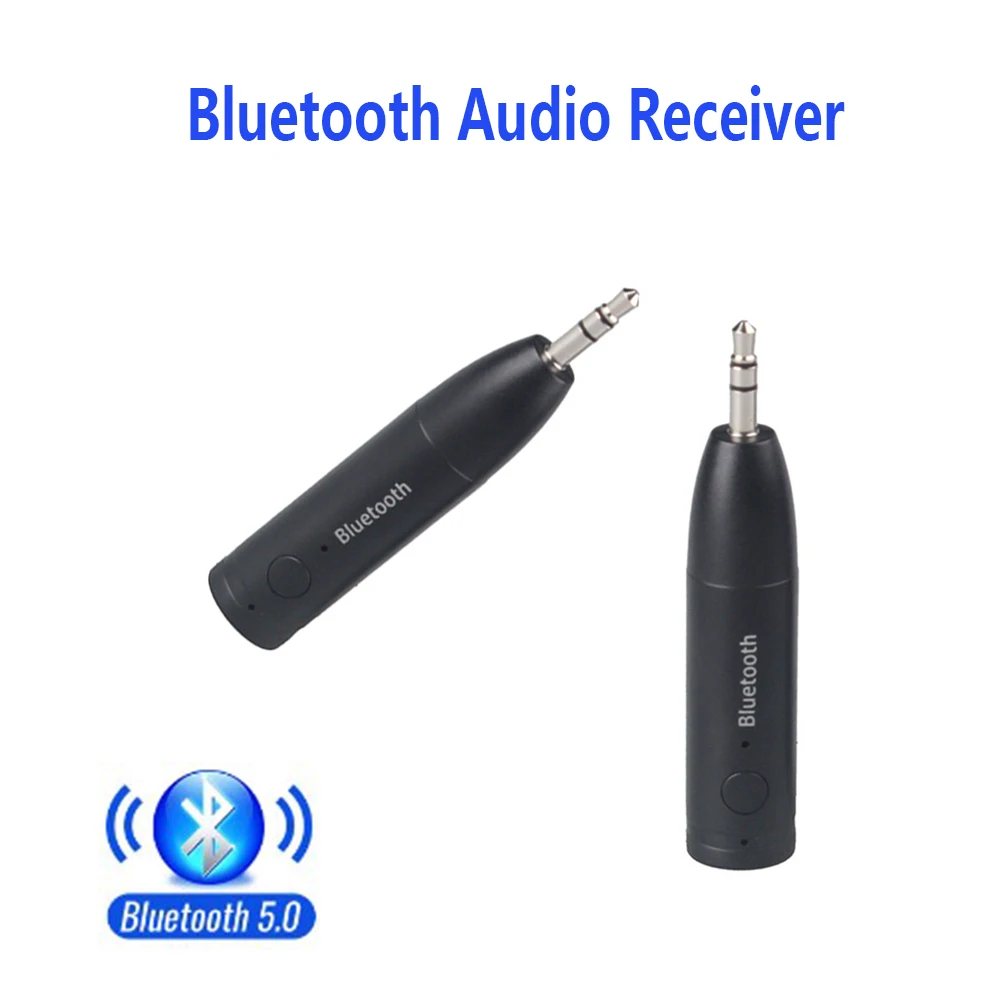 Jack 3.5 mm Stereo Bluetooth Handsfree súpravou do Auta, Adaptér Bezdrôtovej Bluetooth 5.0 Hudby Audio Prijímač 3.5 Jack Aux Prijímač, Adaptér