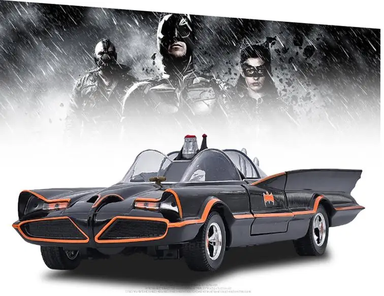 Jada 1:24 Diecast Auto Batmobile Klasiky TV Lincoln Futura S Robin Hračka Obrázok