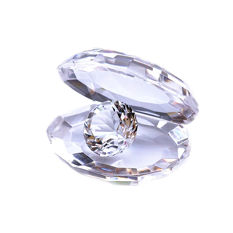 Jasné, Crystal slávka shell s Krásne diamond výzdoba v kancelárii svadobné dekorácie nábytku, domáce dekorácie darček