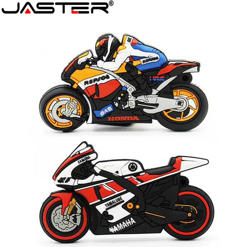 JASTER Cartoon motocykel usb flash disk 64 GB 32 GB, 16 GB 4 GB reálne možnosti memory stick motorke pero jednotky krásne darčekové kl ' úč
