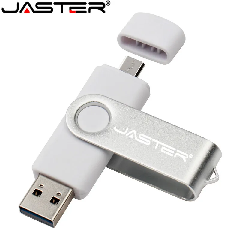 JASTER OTG USB Flash Disk kl ' úč pre Android Smart Telefónu 64GB Kovové usb OTG USB 2.0, memory stick