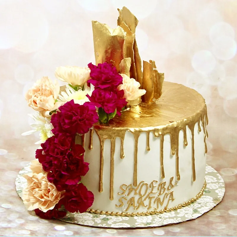 Jedlé Zlato Powder Cake Decoration Pigment Jedlé Lesk Potravinárskeho Farbiva 10g na Pečenie Fondant Choco