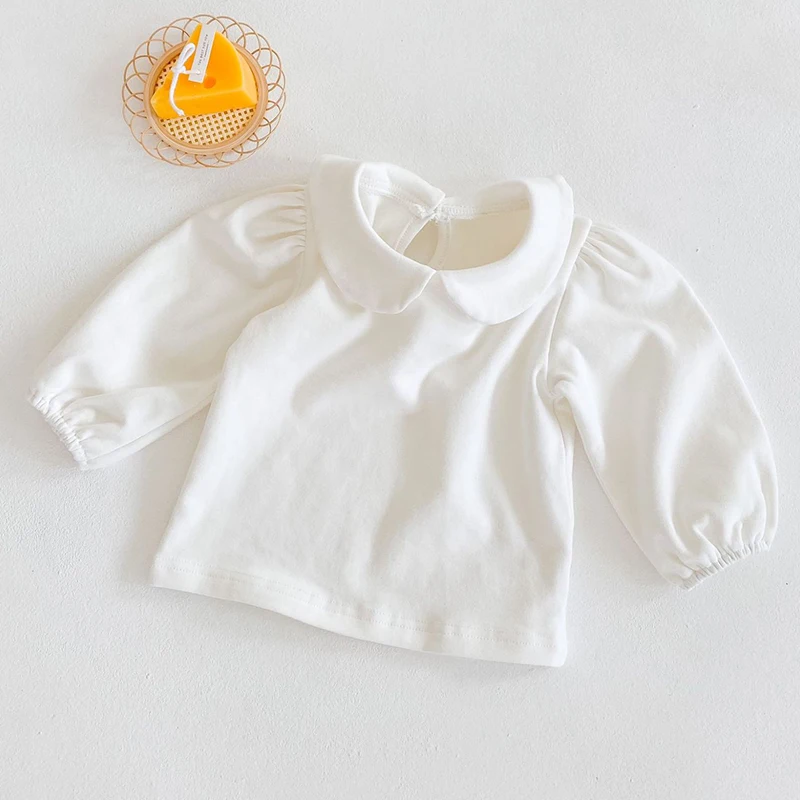 Jeseň Kvetinový Baby Girl Romper Oblečenie Roztomilý kórejský Dieťa Jumpsuit Bavlna bez Rukávov Romper+T-shirt+Klobúk Novorodenca Oblečenie