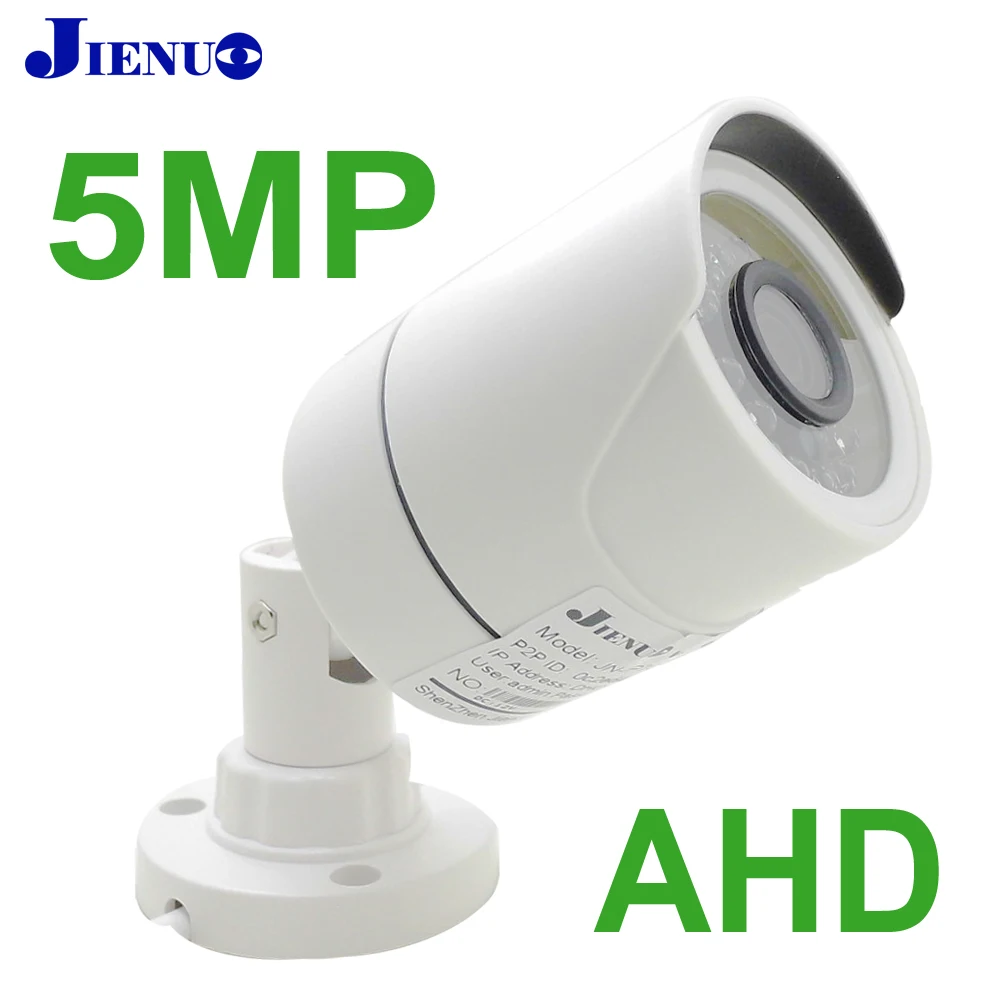 JIENUO AHD Kamera 720P 1080P 4MP 5MP HD Bezpečnostný Dohľad Vysokým Rozlíšením Vonkajšie Nepremokavé CCTV Infračervené Nočné Videnie Domov