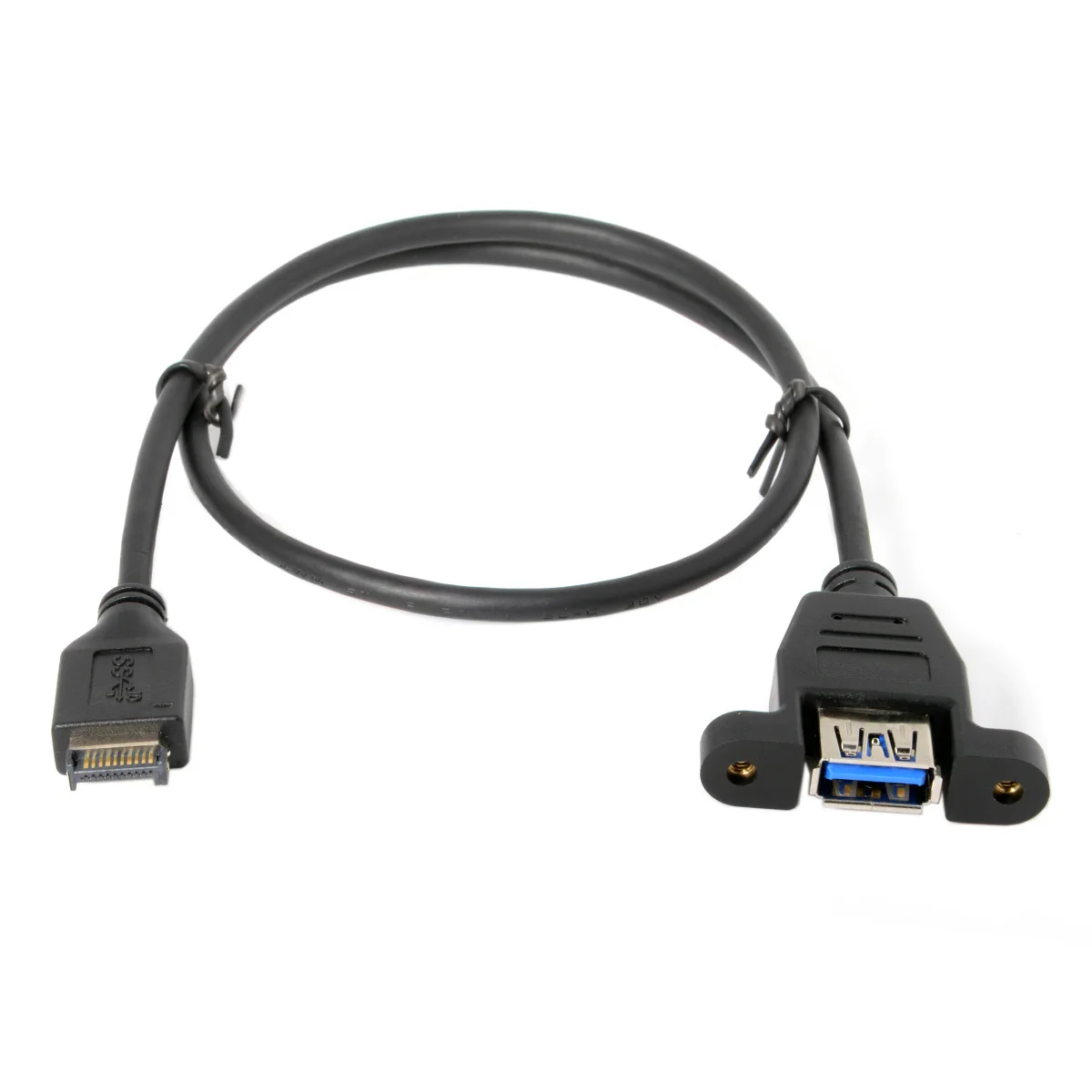 Jimier 50 cm Panel Mount Typ USB 3.1 Predný Panel Hlavičke USB 3.0 Typ A Samica Predlžovací Kábel