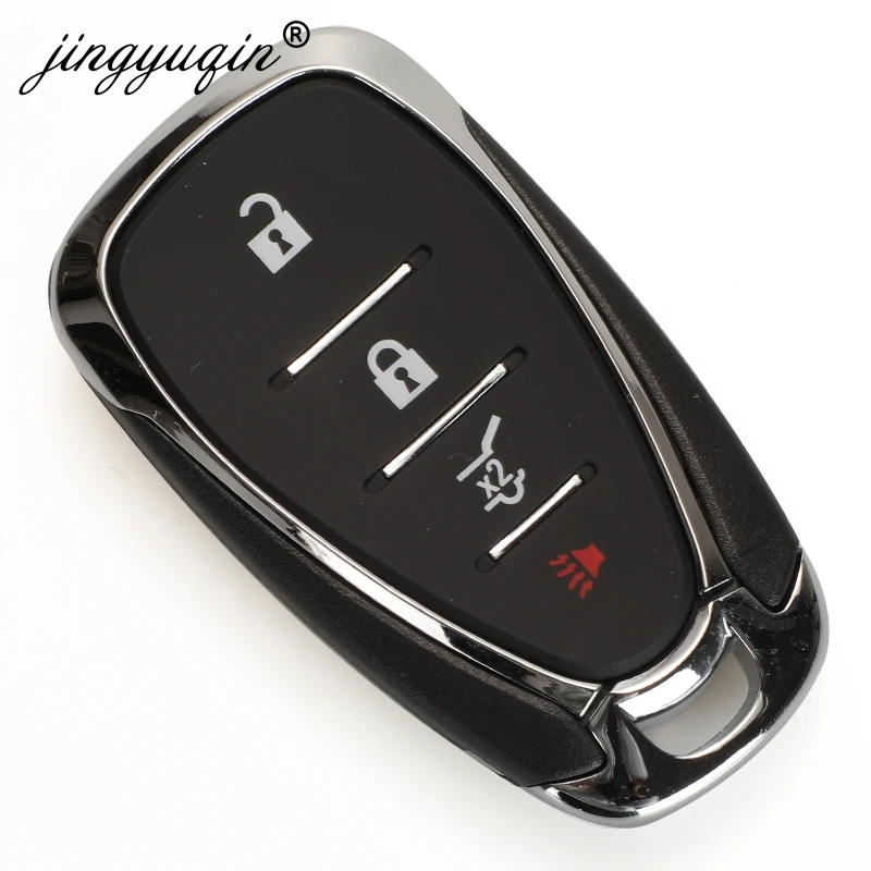 Jingyuqin 4/3+1 Tlačidlo Smart Remote príveskom pre Chevrolet Camaro Rovnodennosti Cruze Malibu Iskra 433MHz ID46 HYQ4EA