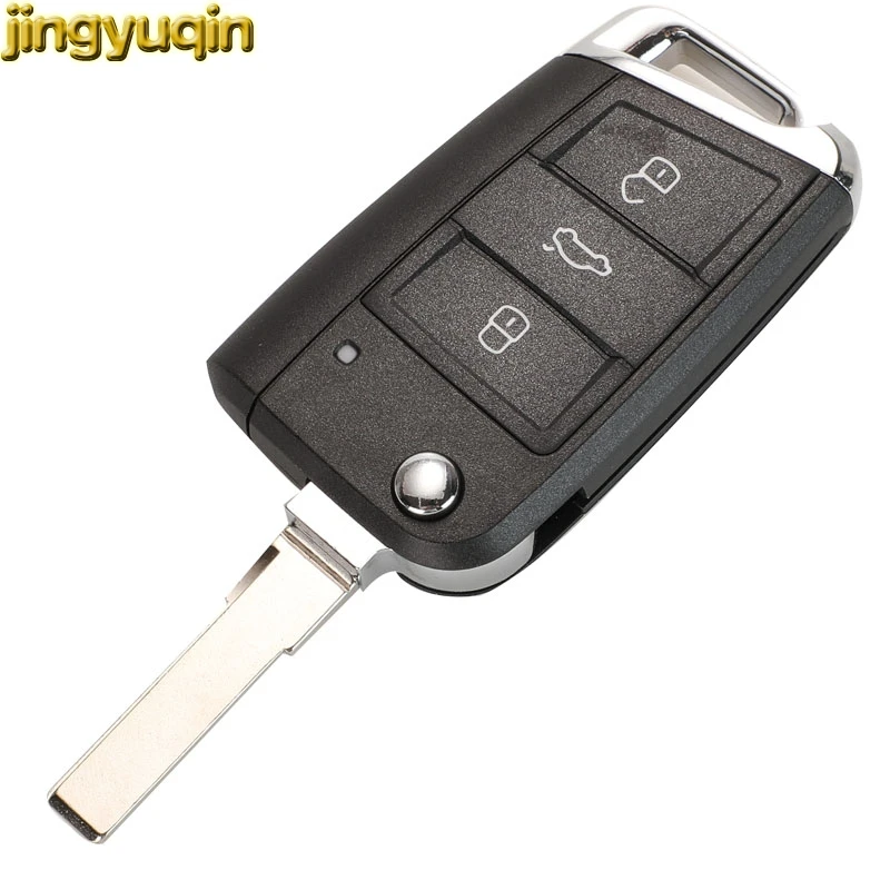 Jingyuqin Diaľkové Auto Tlačidlo Ovládací 434MHz MQB ID48 Pre VW Golf Seat 7 MK7 Touran Polo, Tiguan 5G6959752AB BB Keyless-go/Semi-smart