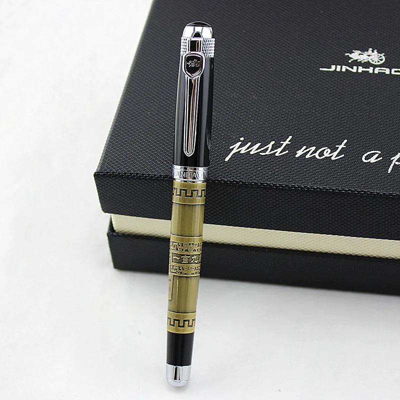 Jinhao 189 Luxusné Plniace Pero Iraurita 0,5 MM F Nib Atramentové Perá Obchodné Kancelárske potreby Vynikajúci Darček caneta
