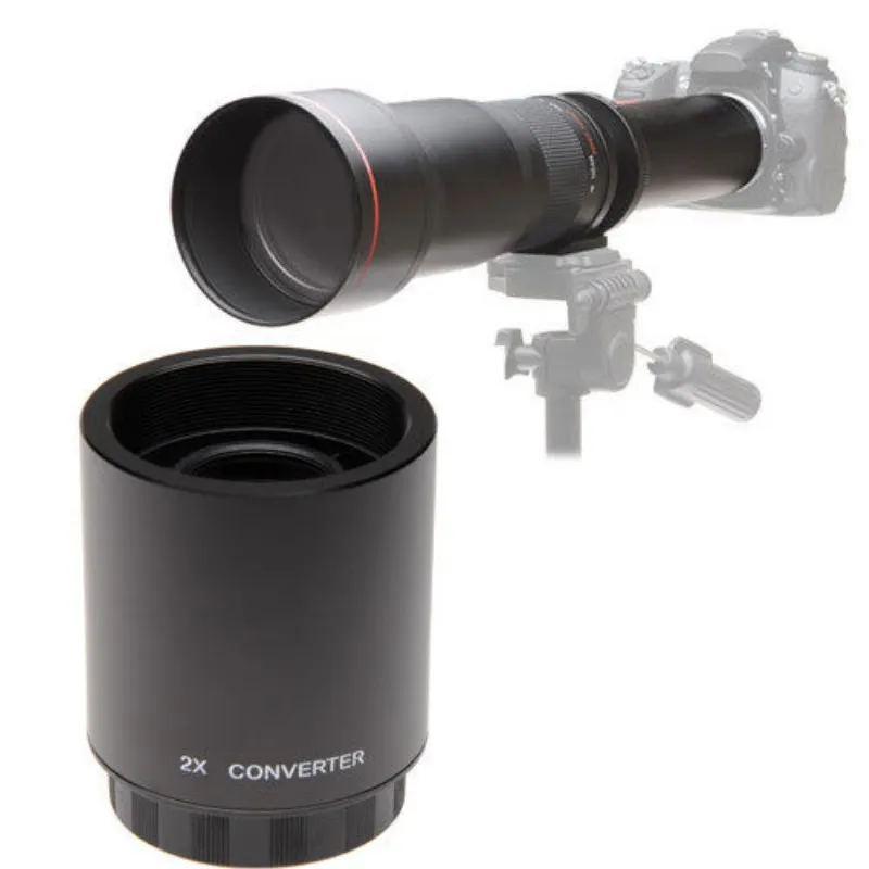 JINTU NOVÉ 420-1600mm teleobjektívu s 2X teleconverter, objektív Canon EF-M M100 M10 M6 M5 M3 M2 EOS-M Fotoaparát