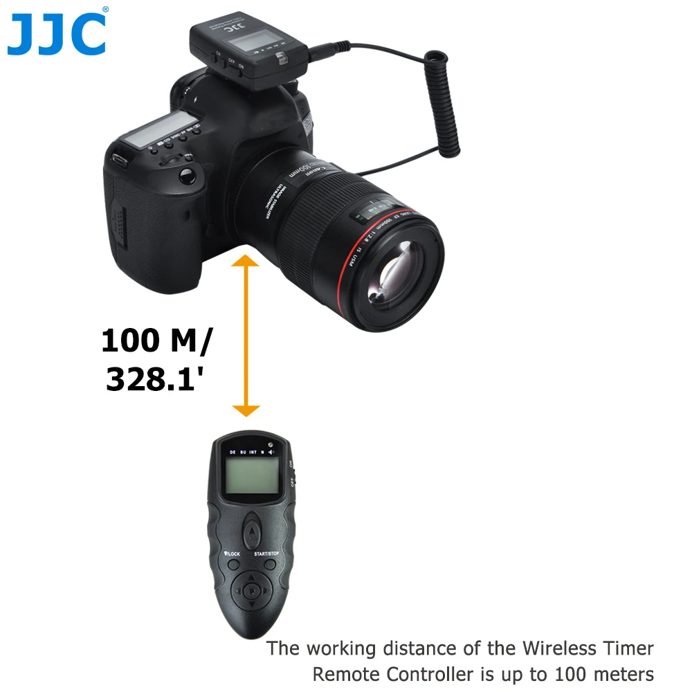 JJC DSLR Fotoaparátu, 2.4 GHz RF Bezdrôtový Časovač, Diaľkové ovládanie pre FUJIFILM X-H1/X-Pro2/X-A3/X100T/X100F/X-T20 56 Kanálov Ovládanie