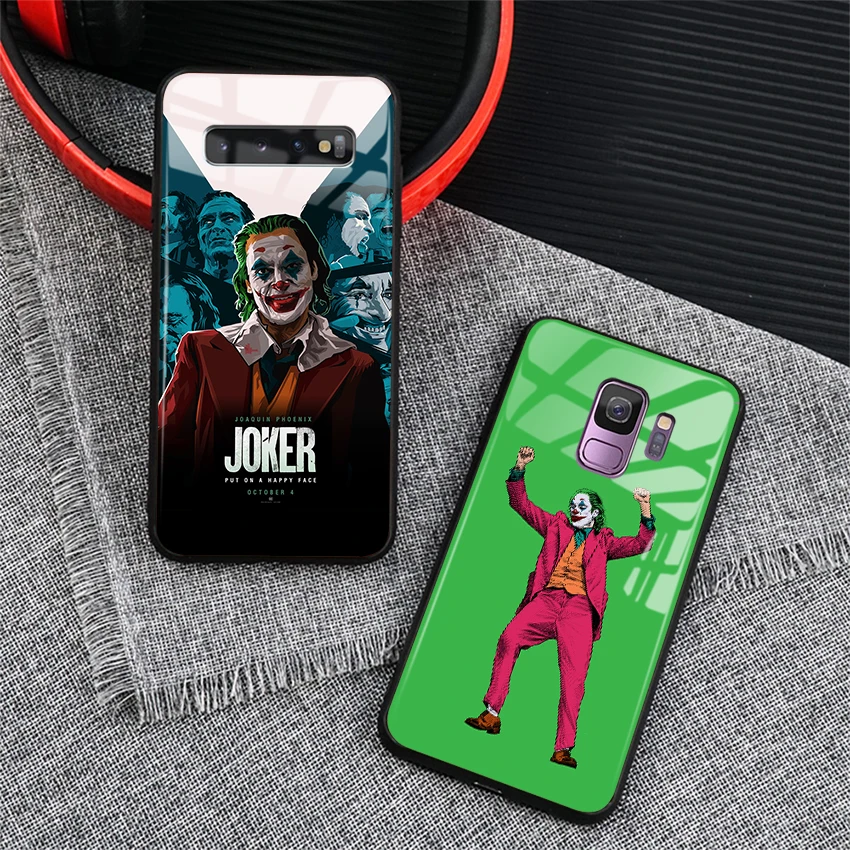 Joker Joaquin Phoenix plagát mäkké silikónové sklo telefón prípade kryt plášťa pre Samsung Galaxy S8 S9 S10e s rezacím zariadením S10 Poznámka 8 9 10 Plus
