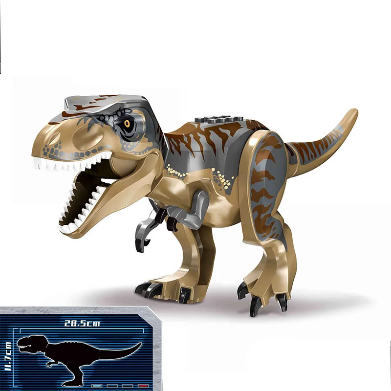 Jurský Svet 2 Stavebné Bloky Dinosaurov Údaje Tehly Tyrannosaurus Rex Indominus Rex I-Rex Zostaviť Deti Hračky