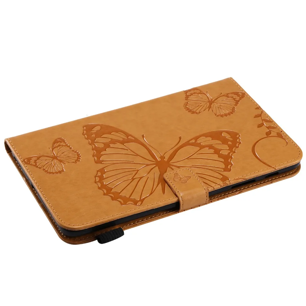 Kartu 8.0-2017 T380 Prípade Butterfly Design Flip Folio Stand Cover obal pre Samsung Galaxy Tab 8.0-Palcový SM-T380/T385 Tablet