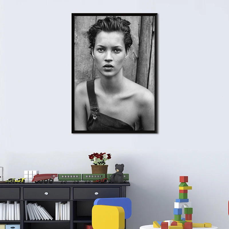 Kate Moss Peter Lindbergh Dekoratívny Obraz Moderné Nástenné Art Obrazy na Obývacia Izba Domova Bez Rámu